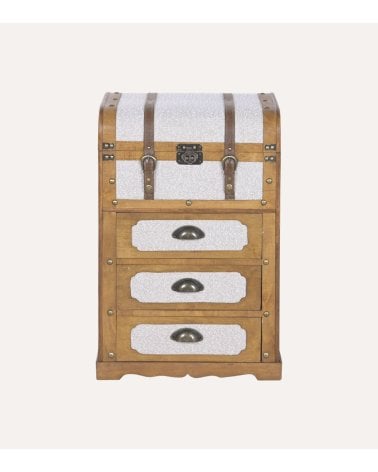 Cajonera con 4 Cajones Sea Side de Madera y Poliester