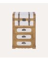Cajonera con 4 Cajones Sea Side de Madera y Poliester