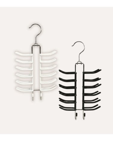 Percha para Corbatas de Metal y Silicona
