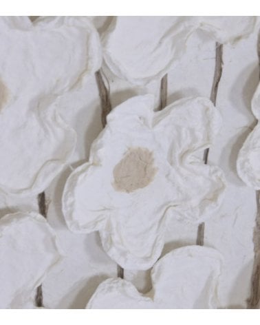 Cuadro Decorativo Árbol Floral de Papel Mache y PS