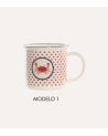 Taza Mug con Diseño Marino de Porcelana