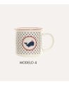Taza Mug con Diseño Marino de Porcelana