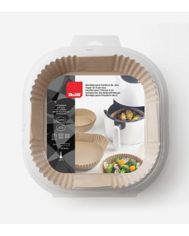Bandeja Desechable para Freidora de Aire Cuadrada (50 uds.)