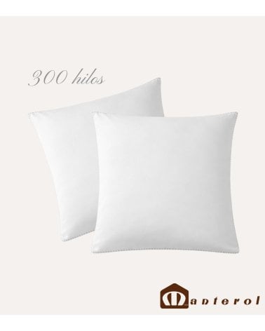 Set de 2 Fundas de Cojín Castelo de 300 Hilos Algodón Satén