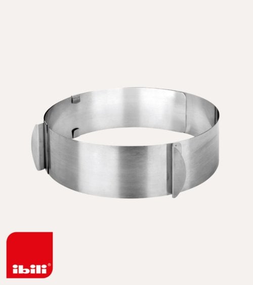 Molde Redondo Extensible de Acero Inox