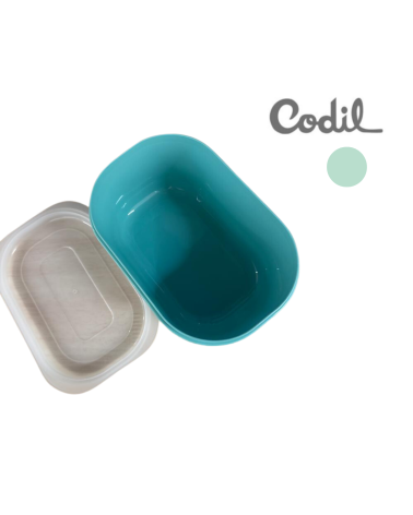 Fiambrera Plástico Ovalado Multicolor Codil