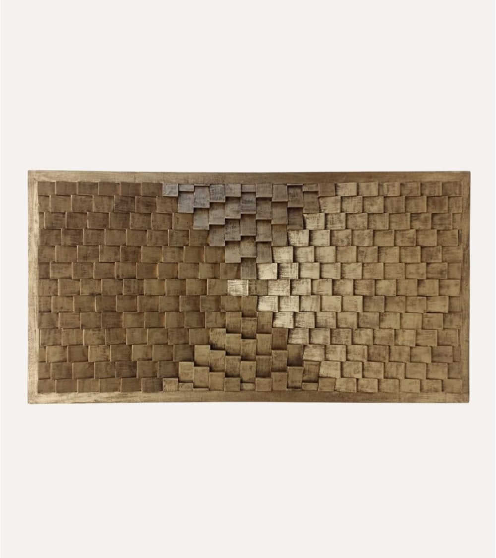 Cabecero de Cama Moderno de Madera de Mango
