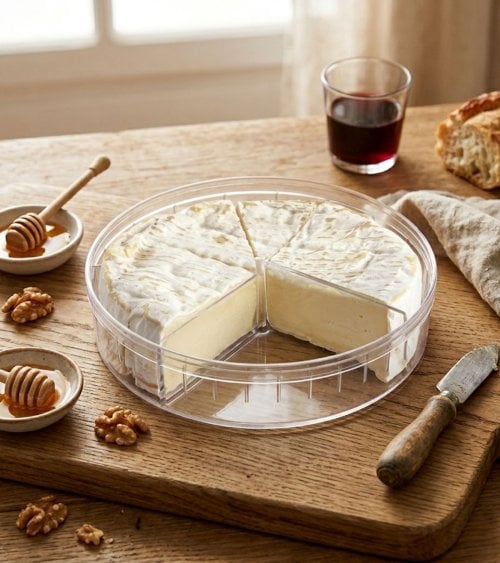 Caja de Almacenamiento para Quesos de Plástico