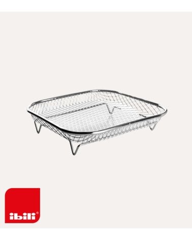 Cesta Rectangular para Air Fryer de Acero Inox 18/10
