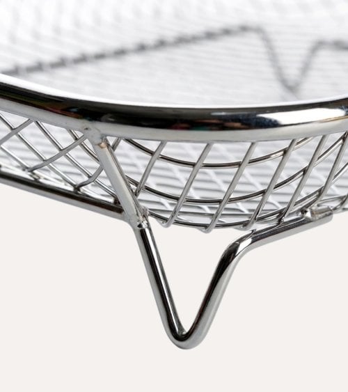 Cesta Rectangular para Air Fryer de Acero Inox 18/10