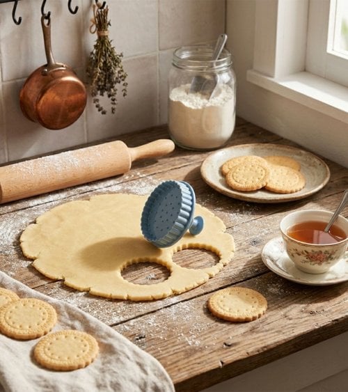 Molde Cortador con Expulsor para Galletas de Plástico