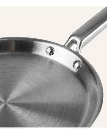Sarten Crepera 5ply Element de Acero Inoxidable 18/10