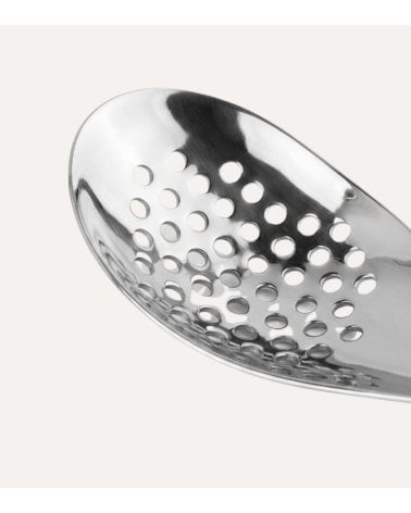Cuchara con Agujeros para Esferificaciones de Acero Inoxidable