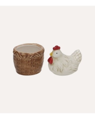 Tarro de Cocina Gallina de Granja de Cerámica