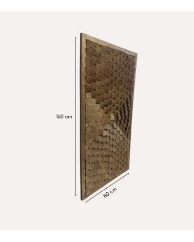 Cabecero de Cama Moderno de Madera de Mango