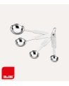 Set de 4 Cucharas Medidoras de Acero Inoxidable