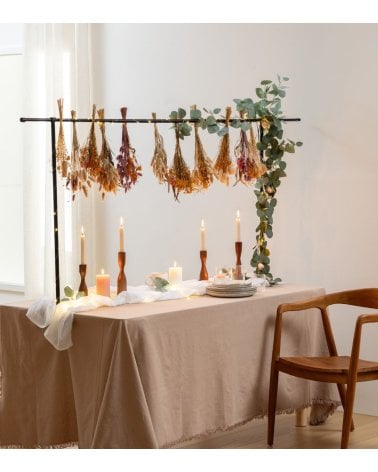 Barra Decorativa para Mesa Extensible de Acero