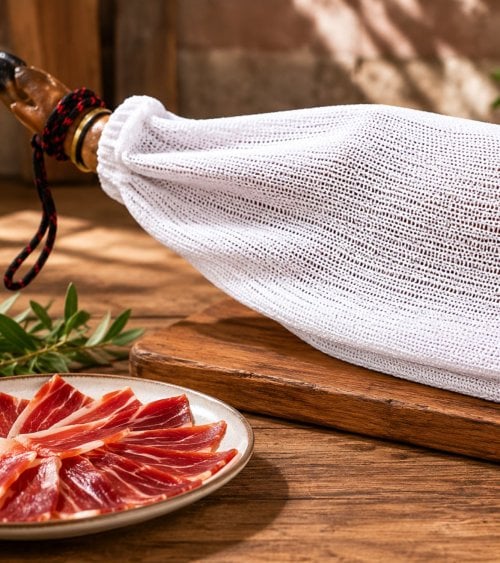 Saco para Conservar el Jamón de Poliester y Algodón
