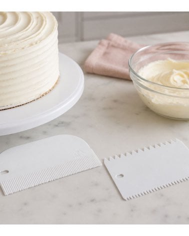 Set de 2 Espátulas Decorativas para Reposteria de Plástico