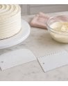 Set de 2 Espátulas Decorativas para Reposteria de Plástico
