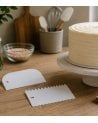 Set de 2 Espátulas Decorativas para Reposteria de Plástico