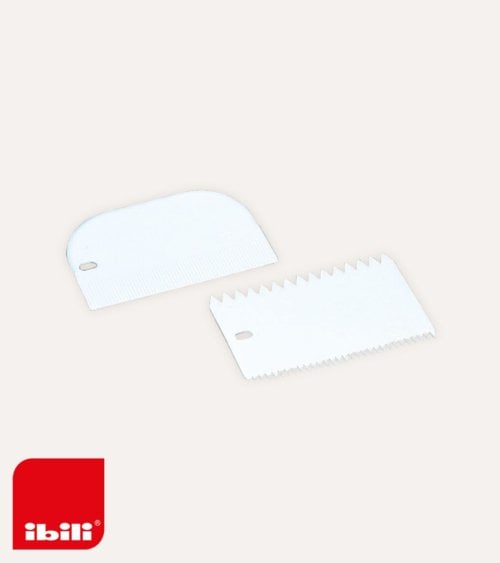Set de 2 Espátulas Decorativas para Reposteria de Plástico