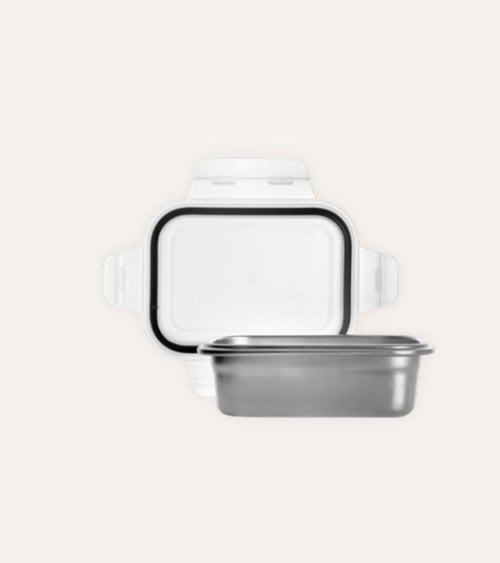 Fiambrera Rectangular Keepklin de Acero Inoxidable