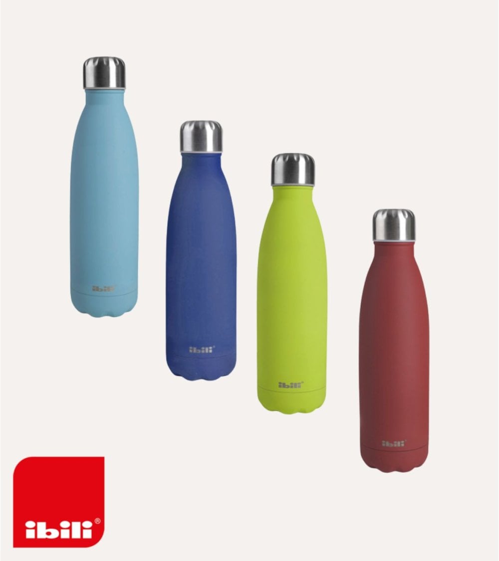 Botella Termo Colorful con Doble Pared de Acero Inoxidable 18/10