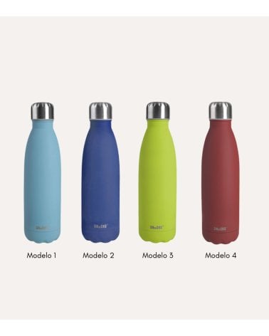 Botella Termo Colorful con Doble Pared de Acero Inoxidable 18/10