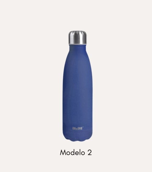 Botella Termo Colorful con Doble Pared de Acero Inoxidable 18/10