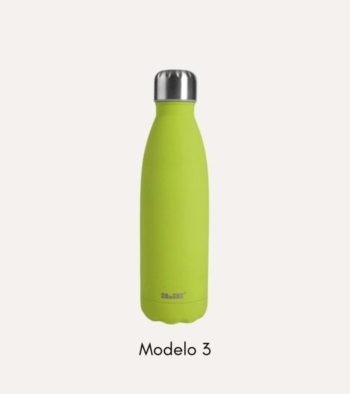 Botella Termo Colorful con Doble Pared de Acero Inoxidable 18/10