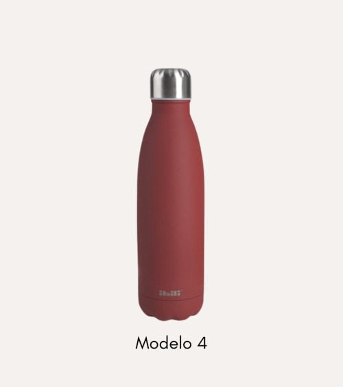 Botella Termo Colorful con Doble Pared de Acero Inoxidable 18/10