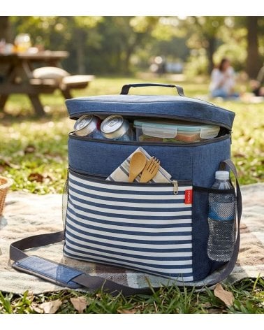 Bolsa Nevera Térmica con Bandolera de Poliéster