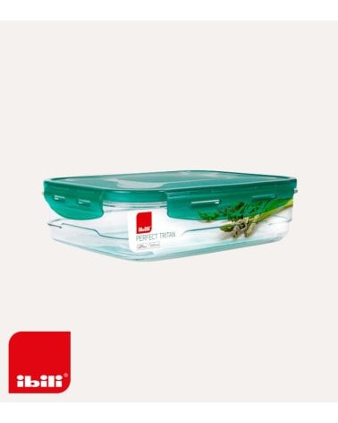 Fiambrera Rectangular Baja de Tritan