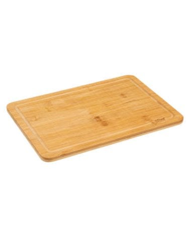 Tabla de Cortar de Bambú + Cuchillos de Cocina