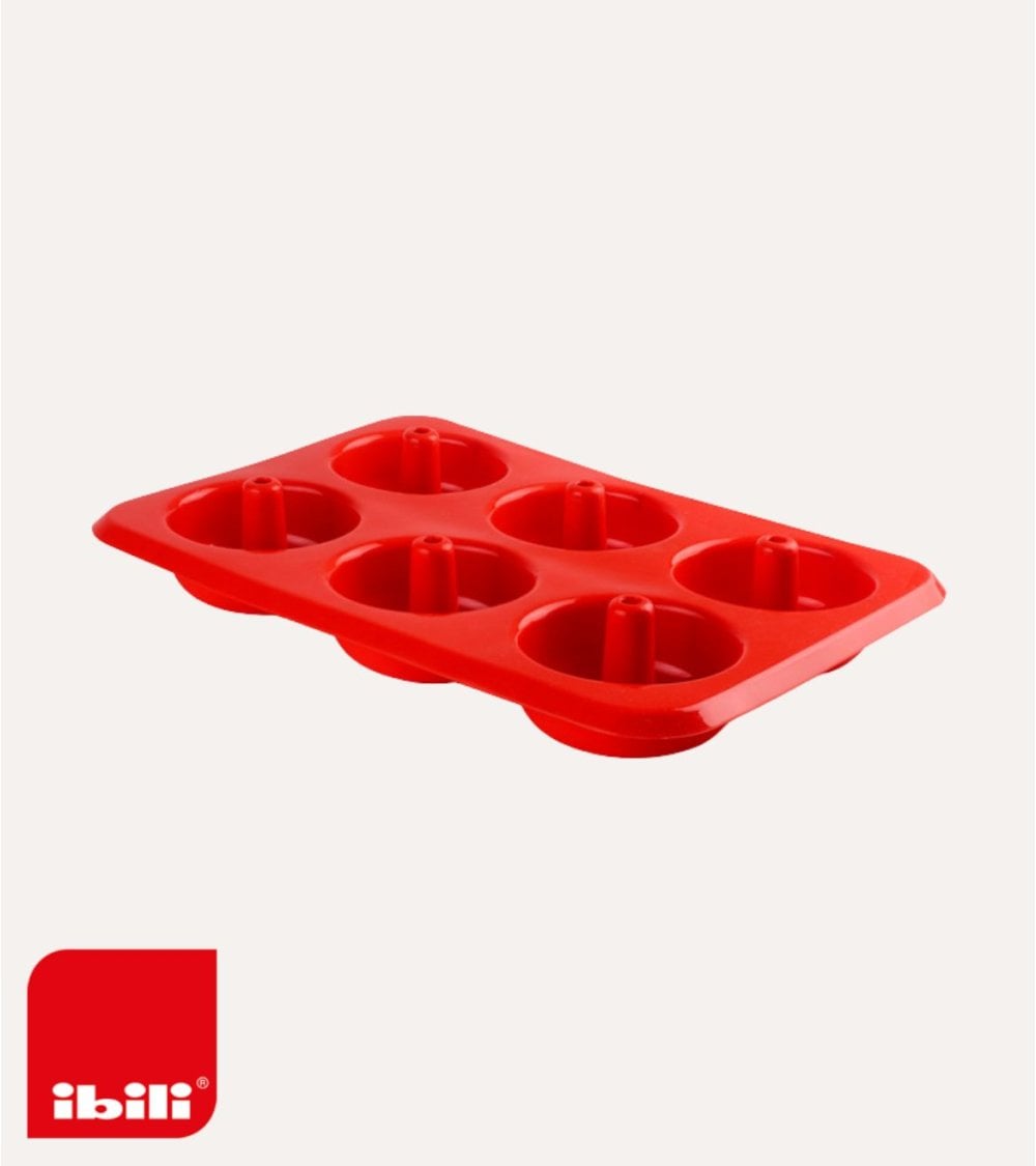 Molde de Silicona para Donuts con 6 Cavidades de Silicona