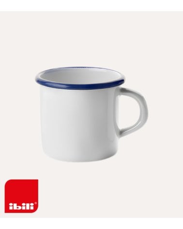 Taza Vintage con Asa de Acero Vitrificado