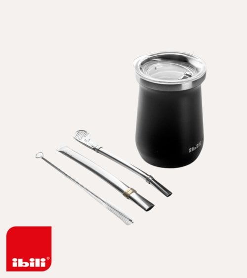 Set de 4 Piezas Completo para Preparar Mate Tradicional de Acero Inoxidable