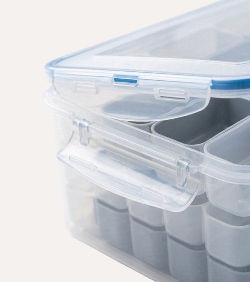 Fiambrera para Almacenar Croquetas de Plástico