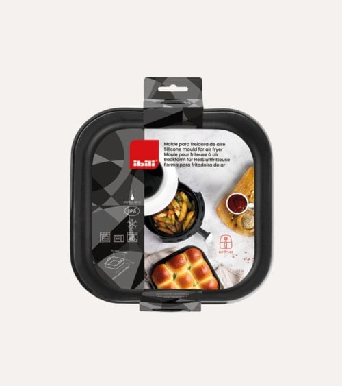 Molde de SIlicona Cuadrado para Air Frier
