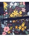 Bolsa de Playa con Flores y Asas Largas de Poliéster