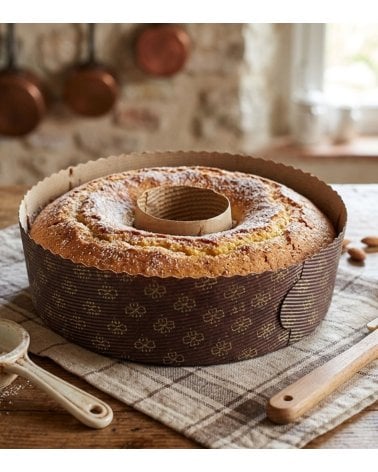 Set de 4 Moldes Savarín Desechables para Roscón de Papel