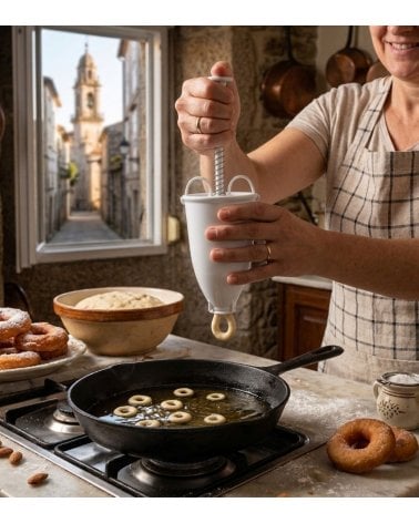Rosquillera Manual Tradicional de Plástico