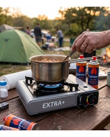 Hornillo Quemador EXTRA+ Dual Cocina Portátil a Gas