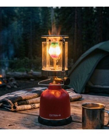 Lámpara Portatil a Gas para Camping y Exteriores