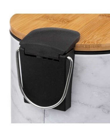 Papelera de Cerámica Elegante y Duradera para Baño o Decoración del Hogar