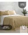 Colcha de Verano Jacquard Reversible con 2 Cuadrantes