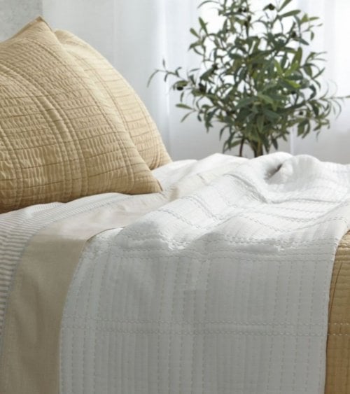 Colcha de Verano Jacquard Reversible con 2 Cuadrantes