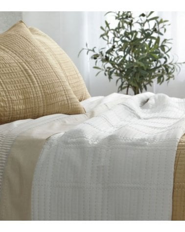 Colcha de Verano Jacquard Reversible con 2 Cuadrantes