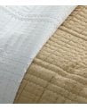 Colcha de Verano Jacquard Reversible con 2 Cuadrantes